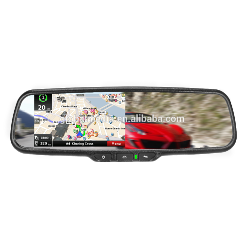5inch LCD car rearview mirror gps android
